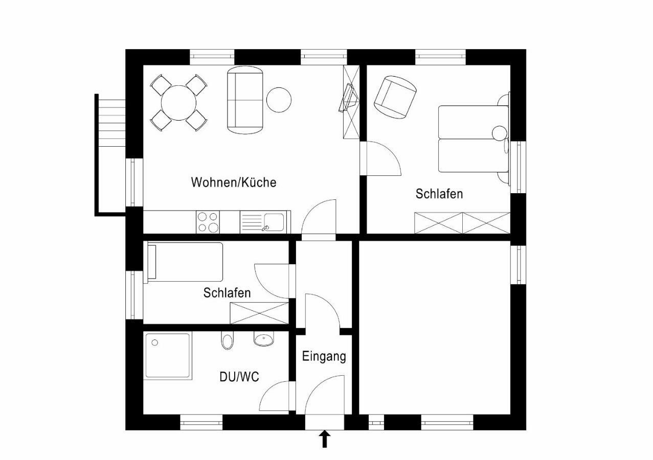 Tal-Residenz Whg 1 Leilighet Bad Salzuflen Eksteriør bilde